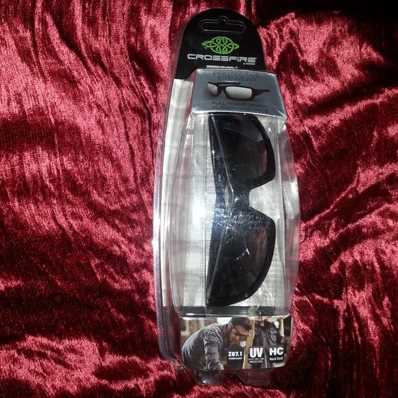 Crossfire Protective Eye Glasses Sliver Miror Lens - Picture 16 of 16